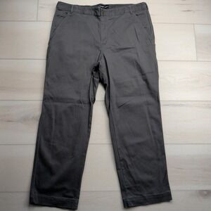 SCOTTeVEST Flex Cargo Pant Mens 40x30 Grey 10-Pocket Travel Tactical Relaxed Fit